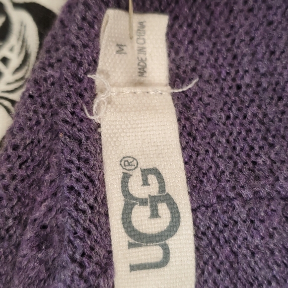 Ugg Purple High Low Sweater M - Picture 5 of 7